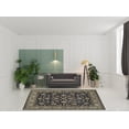 thumbnail image 2 of 8' X 11' Blue Gray And Taupe Wool Floral Tufted Handmade Stain Resistant Area Rug, 2 of 5