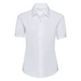 thumbnail image 1 of Russell Collection Chemise Oxford à Manches Courtes pour Femmes/femmes Entretien Facile, 1 of 5