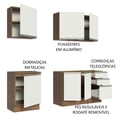 thumbnail image 4 of Cocina Integral MADESA Glamy 180cm Marrón/Blanco, 4 of 5