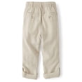 thumbnail image 4 of Pantalones Gymboree de lino con cordón para niños pequeños Bisquit 2T, 4 of 5
