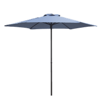 Donglin 7.5' Blue Octagon Market Patio Umbrellas, UV Resistant
