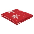 thumbnail image 2 of SAFAVIEH Holiday Snow Throw, 50" x 60", Red/White, 2 of 6