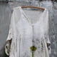 thumbnail image 5 of Vestido HUOGUO Vintage Floral Manga 3/4 para mujer, talla grande, 5 of 5