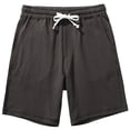 thumbnail image 2 of pstuiky Pantalones cortos de gimnasio para hombre, Pantalones cortos casuales holgados de verano para hombre, pantalones cortos deportivos con cordón, pantalones cortos capri para hombre, 2 of 8