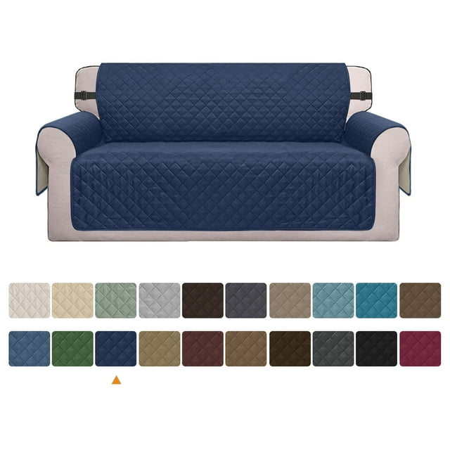 Reversible Sofa Cover Machine Washable Couch Cover Water Resistant Slipcover Non Slip Furniture Protector for Dogs, Children, Pets