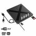 thumbnail image 2 of USB3.0 7-in-1 External DVD Optical Drive CD DVD Player Reader Portable Burner with SD TF Card Slots ,Plug and Play, 2 of 6