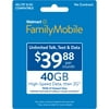 Wmt Family Mobile Wfm $39.88 Unlimited Card