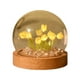 thumbnail image 1 of Luz nocturna, decoración de muebles hechos a mano, lámpara de mesa de dormitorio con flores simuladas, decoración para niños, niñas y parejas, adorno de escritorio., 1 of 4