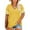 A Yellow, variant on Eytino Womens Tops Plus Size Short Sleeve V Neck Shirts Basic Solid Color Tunic Spring Summer Black 5X