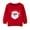 WMBSW25C213, variant on Kids Christmas Sweatshirt, Cotton Pullover Top with Reindeer Appliqué, Unisex Holiday Long Sleeve Shirt for Toddler Boys Girls 3T