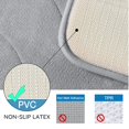 thumbnail image 3 of HLONK Large Bathroom Rugs Non Slip  Memory Foam Bath   PVC Dot Bottom Quick Dry Bath Rug Runner  Absorbent Shower  for Bathroom Floor Tub  24 x 36 Inch  Gray, 3 of 10