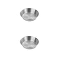 thumbnail image 4 of Toystoory Tazón De Inmersión Multifuncional Solución Ligera Y Portátil Tazas De Salsa De Condimentos De Acero Inoxidable 10 Cm （lijado） 10 cm (lijado) 2Conjunto, 4 of 6