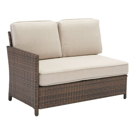 - Better Homes & Gardens Mayers Bay 2-Piece Sectional Seating and Table Set with Tan Cushions
