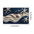 thumbnail image 3 of Summer Ocean Theme Non Slip Bath Mat 24x16 Inch, Absorbent Quick Dry Shower Rug for Bathroom Entryway, 3 of 6