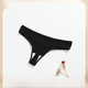 thumbnail image 3 of Tanga de algodón para mujer, tentación, sexy, pantalones en T, ropa interior para mujer, moda, color sólido, triángulo roscado para mujer, 3 of 5
