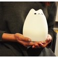 thumbnail image 3 of Luz de noche para niños 7 Silicio colorido Gato lindo Lámpara de luz de noche LED Luz de escritorio recargable por USB para bebés Niños Dormitorio de cabecera Lámpara de estudio para niños Jormftte WMZY-530, 3 of 7