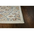 thumbnail image 4 of 5' x 8' Black Fleur de Lis Diamond Bordered Indoor Area Rug, 4 of 7
