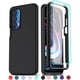 thumbnail image 1 of wonima11 LeYi for Motorola Edge 2021 Phone Case, Moto Edge 2021 Case with [2 x Tempered Glass Screen Protector], Full-Body Shockproof Soft Silicone Protective Phone Cover Case for Edge 2021, Black-1, 1 of 1