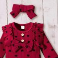 thumbnail image 4 of Gibobby Unisex Infant Long Sleeve Bodysuit Solid Color Soft Baby Onesie Long Sleeve Baby Jumpsuit For Newborn Rompers 0-3M 3-6M 6-9M 9-12M(0-3 Months,Wine), 4 of 6