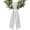 Gray, Silver, White, variant on Buffalo Plaid Wreath Sash for Front Door, Farmhouse Yellow Checkered Vintage Rustic Wreath Bow Accent for Fall Christmas Holiday Door Decor, Ribbon Sash for Wreaths, Porch Home Decoration