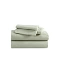 thumbnail image 2 of Eddie Bauer Solid Green Cotton Flannel King Sheet Set, 2 of 8