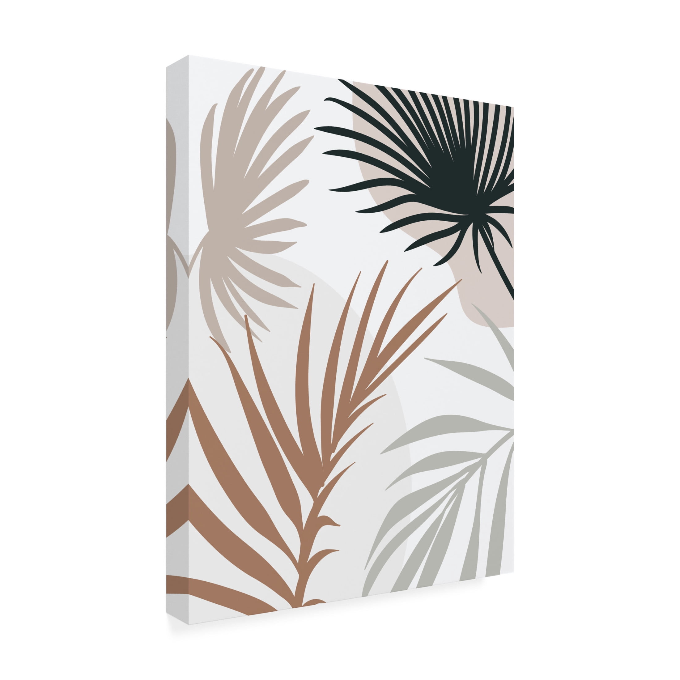 Trademark Fine Art Beth Cai Tropical Leaves No4 Canvas Wall Art