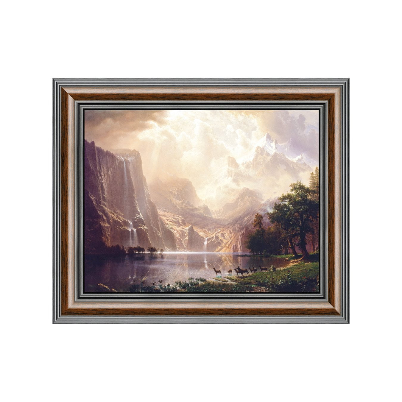 Among the Sierra Nevada Mountains, California, Framed Wall Art by