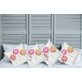 thumbnail image 2 of Ambesonne Colorful Throw Pillow Cover 4 Pack, Lolly Pops on Sticks, 20", Multicolor, 2 of 7