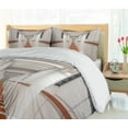 thumbnail image 5 of Ambesonne Space Duvet Cover Sets, Interior Corridor, 2-Queen, White and Red, 5 of 7