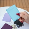 thumbnail image 4 of Feishell Cell Phone Card Holder Pocket for Back of Phone, Credit Card Case Stick on Cell Phone, Self Adhesive Phone Wallet Sleeve, Compatible with iPhone, Samsung, Android, All Smartphones,Blue, 4 of 6