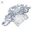 thumbnail image 1 of Sunjoy Tech Womens Wedding Flower Rhinestone Faux Pearl Hair Clip Bridal Hair Comb Jewelry, 1 of 5