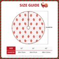 thumbnail image 2 of Fotbe Strawberry Pattern Christmas Tree Skirt, Tree Skirts Plush Christmas Decorations, Christmas Tree Skirts Xmas Decorations Holiday Party Decor-36", 2 of 6
