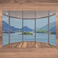 thumbnail image 3 of Ambesonne Seascape Jigsaw Puzzle, Beach Seaside Hills Window, Heirloom-Quality Fun Activity for Family Durable Cardboard, 1000 pcs, Blue Brown, 3 of 5