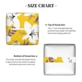 thumbnail image 5 of Tissue Lilies Flowers Box Cover Holder, Square by Xecao - Leather Decorative Organizer for Tabletop, Bathroom, Car, Office, 5 of 8