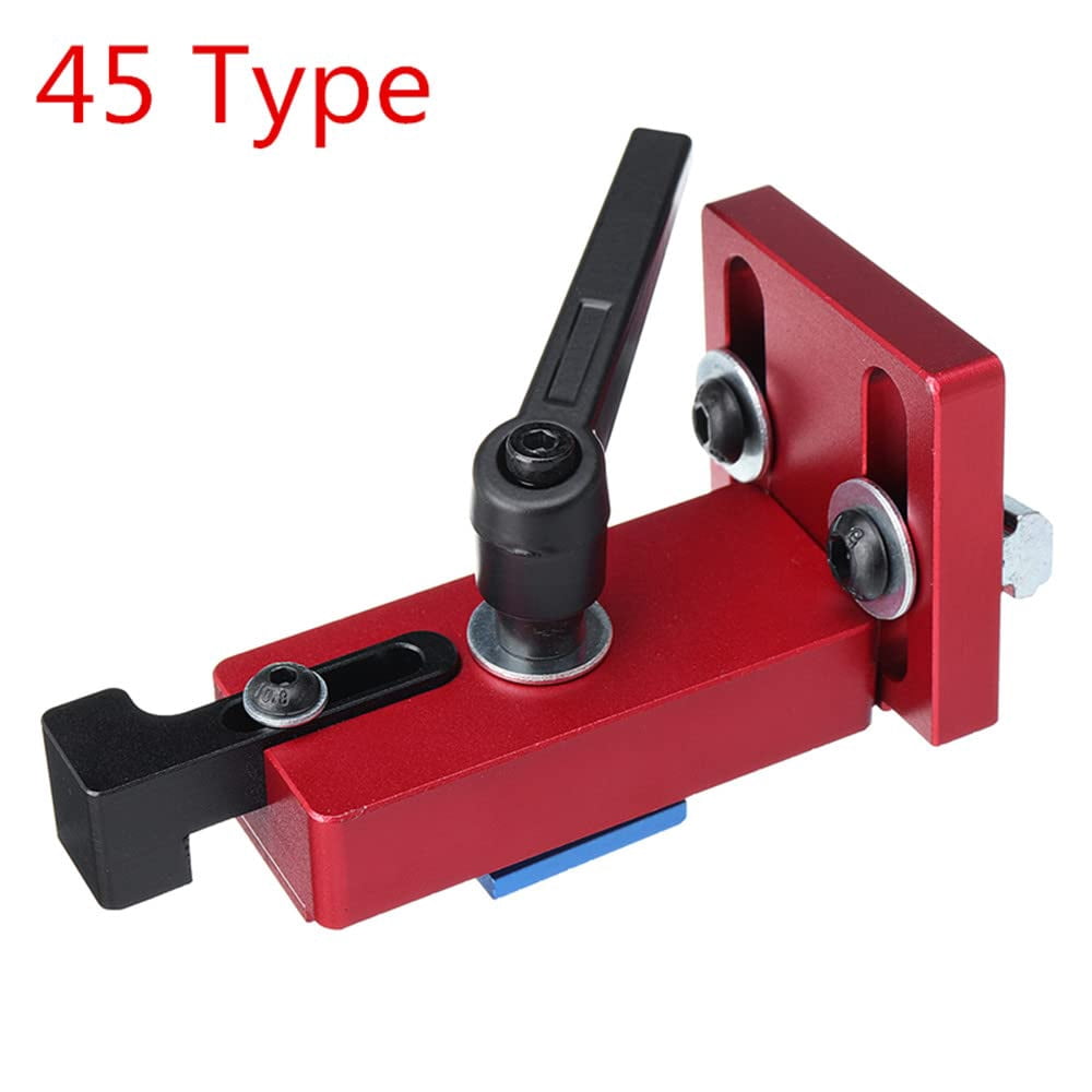 30/45 Manual Woodworking Miter Track Stop Router and Table Saw Fence Connector Aluminium Track Stopper