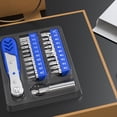 thumbnail image 5 of Juego de destornilladores de carraca 22 en 1 con mini llave de 36 dientes., 5 of 5