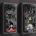thumbnail image 4 of Funda de teléfono translúcida esmerilada de Anime One Piece para Apple iPhone 15 14 13 12 11 XS XR X 8 7 SE Pro Max Plus Mini, 4 of 5