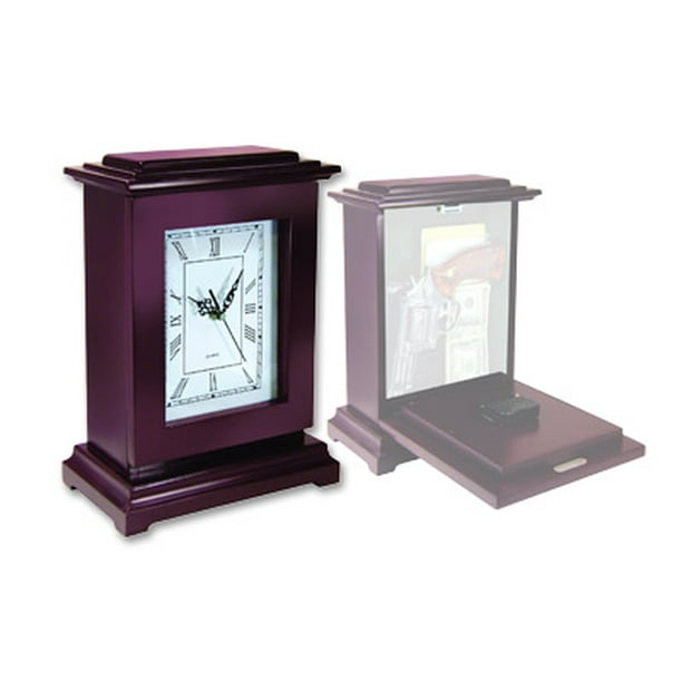 PEACE KEEPER TALL GUN CONCEALMENT CLOCK 9.5"X6"X13" WOOD
