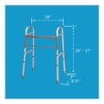 thumbnail image 3 of Andador plegable ligero Carex para personas mayores, andador médico portátil con altura ajustable, de 76 a 94 cm, ayuda de movilidad para adultos, ancianos y personas con discapacidad, plegable, con e, 3 of 5