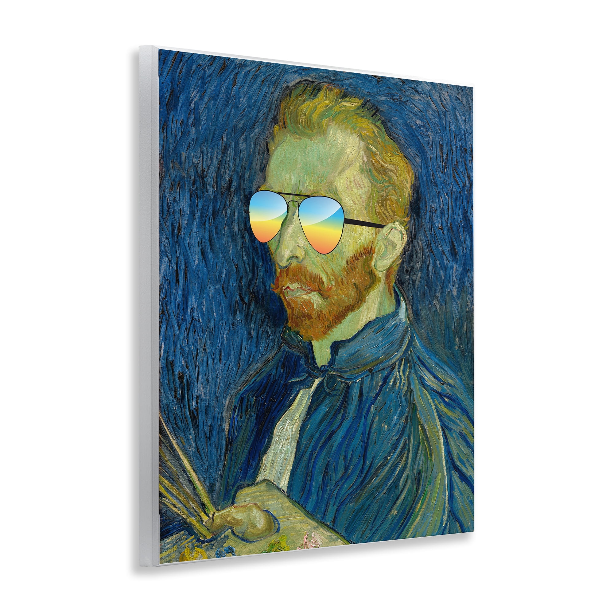 Funny Van Gogh Sunglasses Wall Plaque Art, design by Masters Redux
