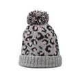 thumbnail image 3 of Lilgiuy Women Pompom Beanie Hat Casual Solid Color Thick Slouchy Snow Knit Skull Ski Cap Gifts for Boyfriend or Girlfriend, 3 of 3
