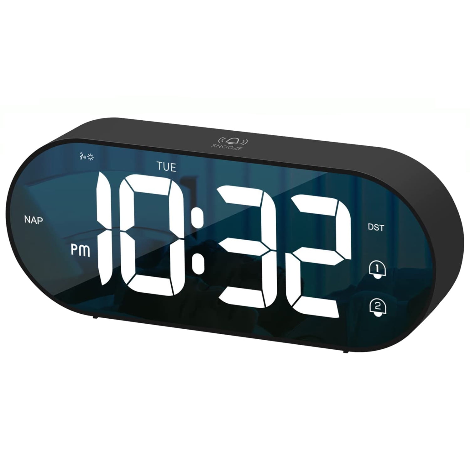 Digital Alarm Clock, LED Electronic Clock, Digital Music Alarm Clock