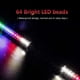 thumbnail image 2 of Luz LED para rueda de bicicleta, 64 LED, 30 imágenes diferentes, resistente al agua, para neumáticos de más de 24 pulgadas., 2 of 5