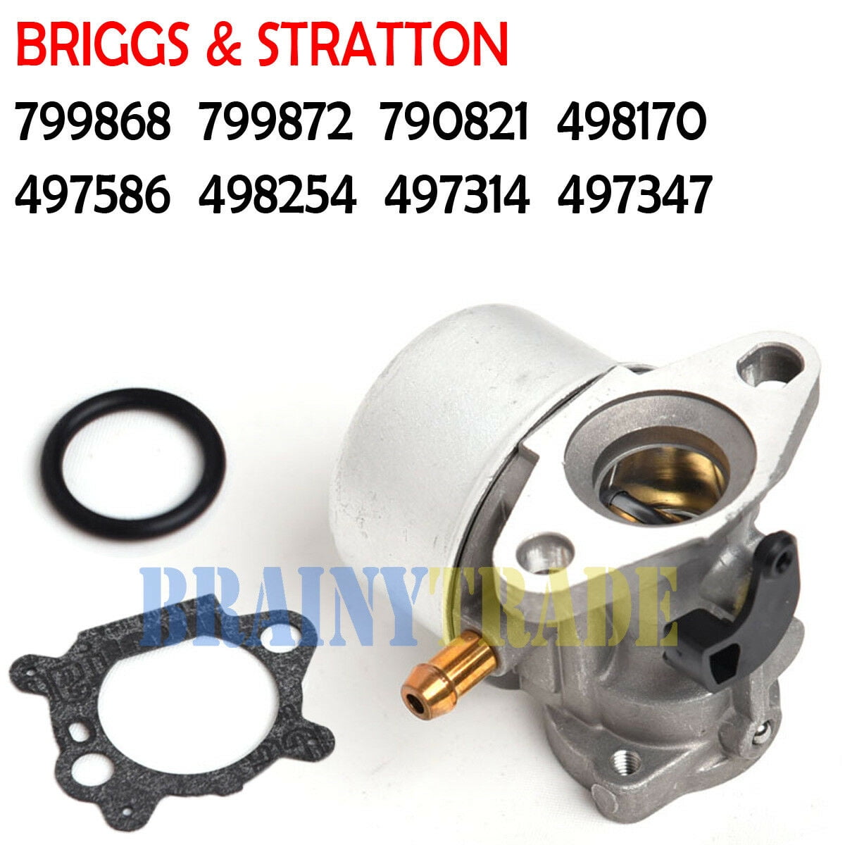 YILE 799868 498170 799872 Briggs & Stratton Carburetor for Spark Plugs with Air Filters Suitable for Equipment Lawn Mowers 