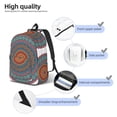 thumbnail image 3 of Rocae Mandala for Durable Canvas Backpack Leisure Large Bag Travel Rucksack Multi-function Backpack Small, 3 of 8