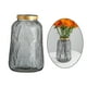 thumbnail image 4 of Jarrón de cristal con flores secas para centro de mesa, decoración para bodas y dormitorios. gris, 4 of 9
