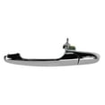 thumbnail image 2 of TRQ Door Handle Chrome Exterior Rear LH Driver for Buick Chevy LaCrosse Impala DHA49100 Fits select: 2007-2013 CHEVROLET IMPALA, 2014-2016 CHEVROLET IMPALA LIMITED, 2 of 5