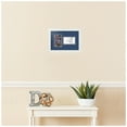 thumbnail image 2 of ArtToFrames Collage Photo Picture Frame with 2 - 3x5" Openings, Framed in White with Delft Blue and Black Mats (CDM-3966-774), 2 of 8