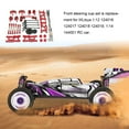 thumbnail image 3 of maskred Front Rear Drive Shafts Remote Control Car Motor Gear Assembly Set Upgrade Modified Parts  Replacement for WLtoys 124018 124019 Red, 3 of 6