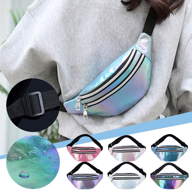 Fiudx Riñonera para Mujer, Diseño Ligero de Viaje, Compartimentos Multicapa, Tejido Impermeable, Versátil, Ideal para Deportes Al Aire Libre, Running y Senderismo, Tamaño Compacto, Tela Oxford.